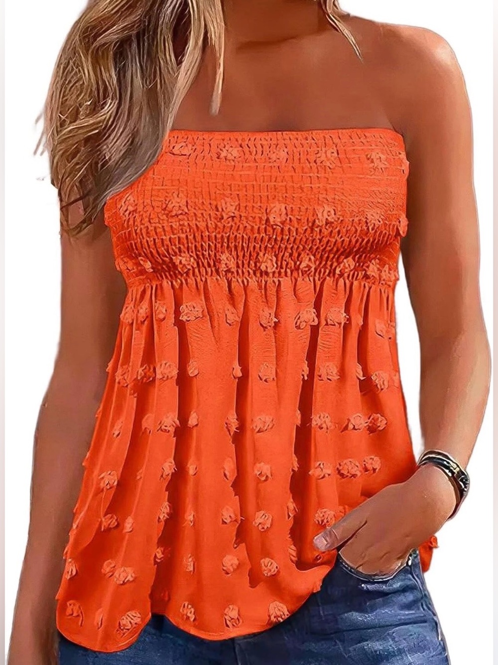 Flamingals Women's Tube Tops Strapless Flowy sexy Tank Tops xs ps1-27